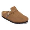 Birkenstock Boston Suede Leather - Dark Tea